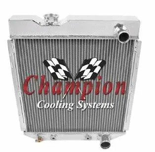 Four Row Aluminum Radiator Combo for 60-66 Ford Ranchero, Falcon, Mustang. Econoline, Comet & Model T FSMC259 thumbnail 3