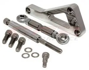 Alternator Bracket Set for Chevy Small Block w/Long Water Pump Polished Billet Aluminum