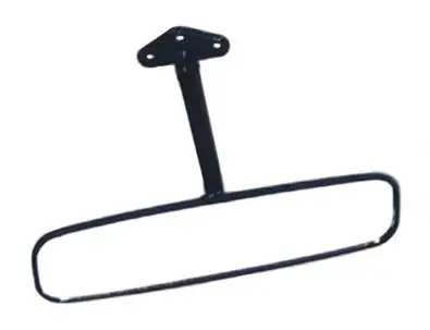 Rear View Mirror w/ Mounting Bracket; 41-75 Willys/Jeep CJ Models