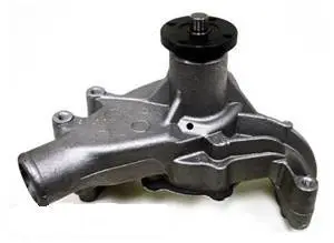 Chevy Small Block HIgh Volume Long Water Pump 1969 to 1984 Natural Finish
