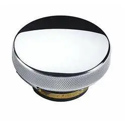 Chrome Round Billet Radiator Cap for Chevy Ford Mopar