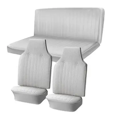 1968 VW Karmann Ghia Sedan Original Seat Upholstery, Front and Rear Seats
