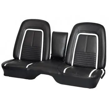 1967 Camaro Deluxe Front and Rear Bench Seat Upholstery - Non-Folding Rear (53")