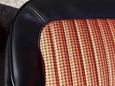 1968-1977 Ford Bronco, Rear Seat Deluxe Houndstooth Seat Upholstery thumbnail 2