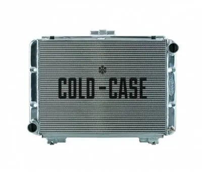 64 Galaxie Side Tank Aluminum Performance Radiator Manual Transmission Cold Case Radiators