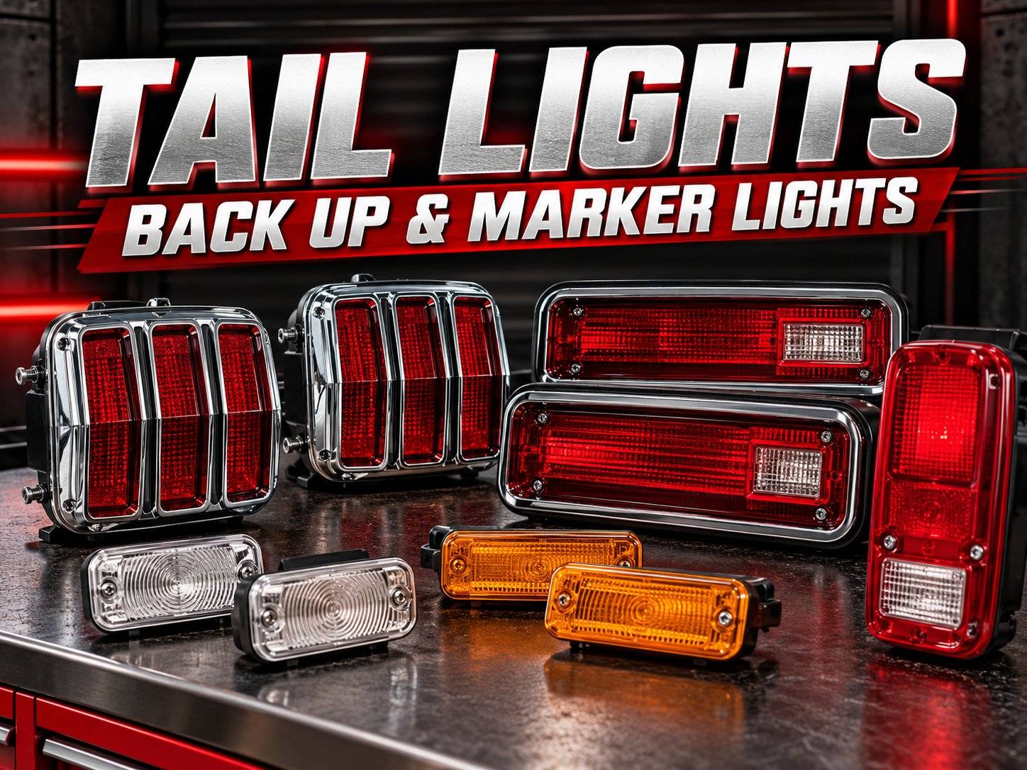 Tail Lights, Back Up & Marker Lights