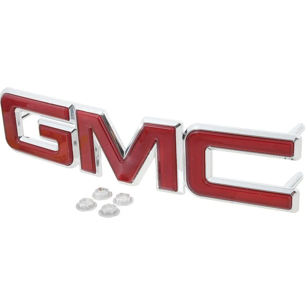 1988-2002 GMC Pickup, Jimmy, Suburban, Van; "GMC" Front Grill Emblem GM Licensed thumbnail 6
