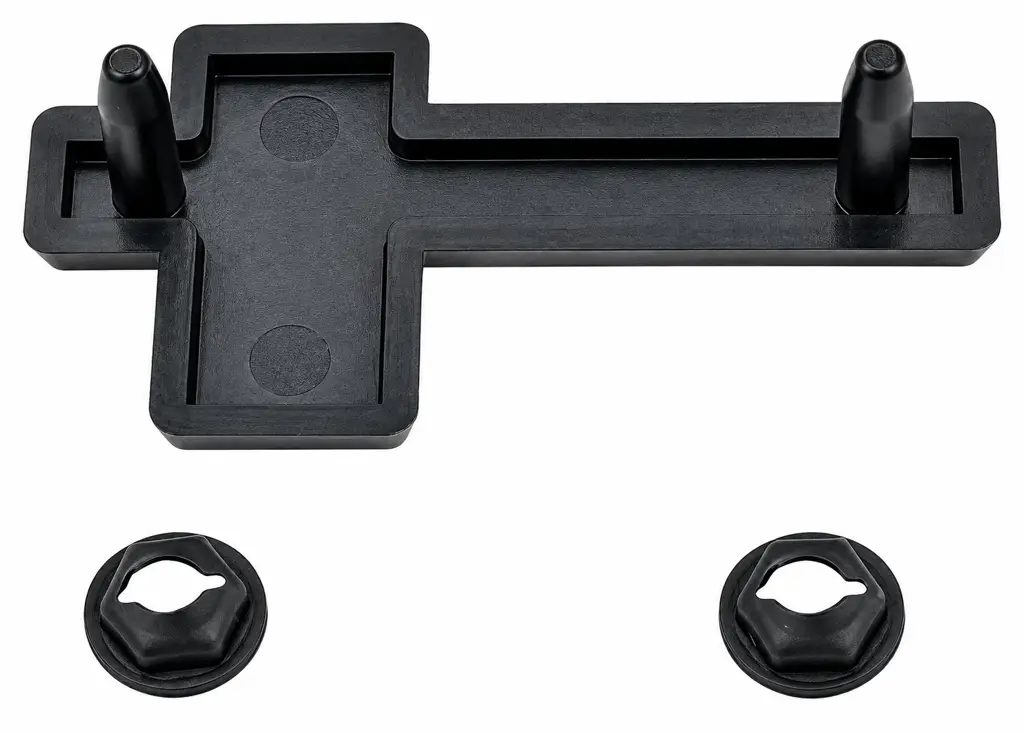 1981-1987 Chevrolet Silverado Truck Dashboard Dash Emblem Chrome Black GM Licensed OER image 3