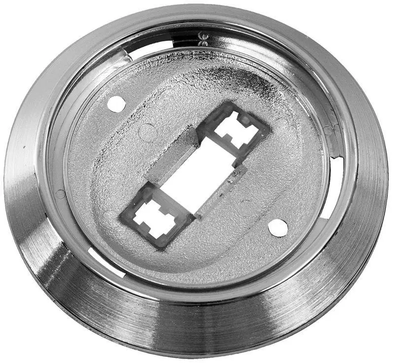 1977–1991 GM Buick Chevy Pontiac Oldsmobile Round Dome Light Lens & Chrome Base Reflector Kit – 2 Piece image 3