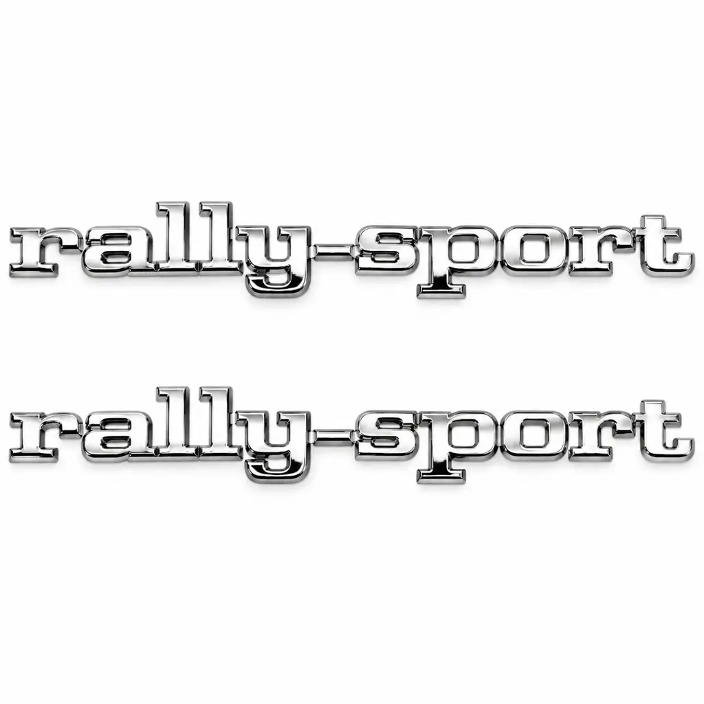 1968 Chevy Camaro Rally Sport RS Front Fender Emblems – Chrome – Pair