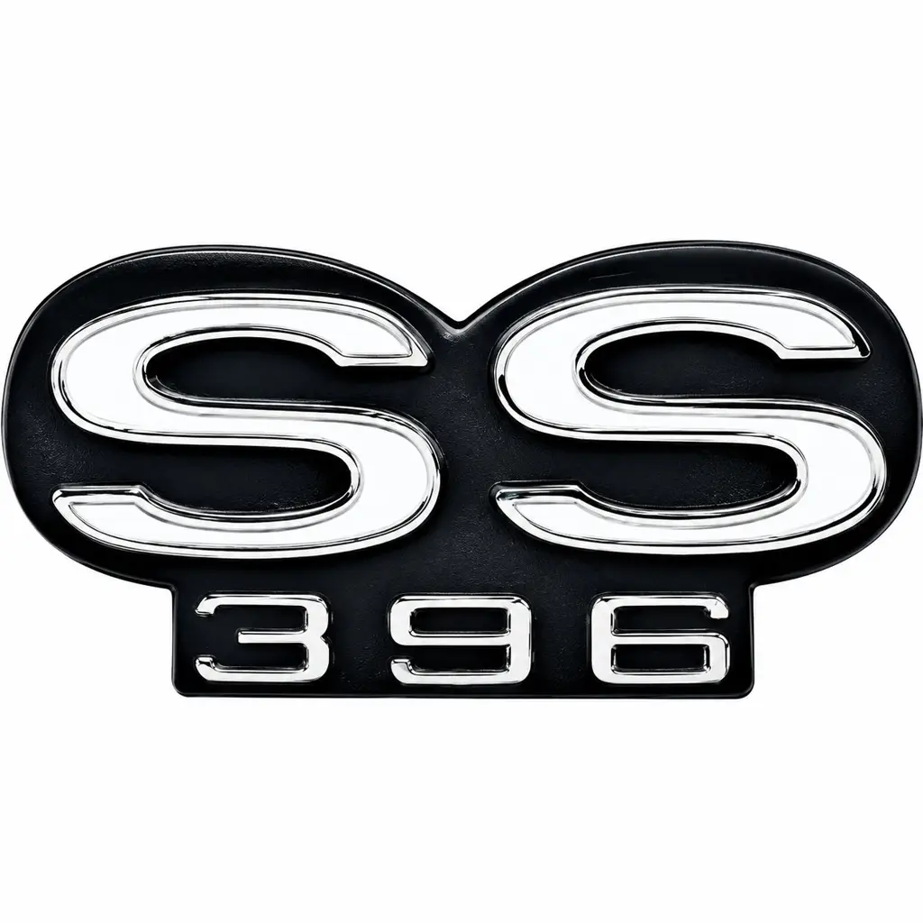 1967-1968 Chevy Camaro SS 396 RS Rally Sport Front Grille Emblem - OER image 7