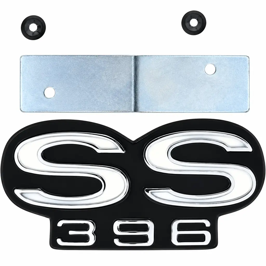 1967-1968 Chevy Camaro SS 396 RS Rally Sport Front Grille Emblem - OER image 6