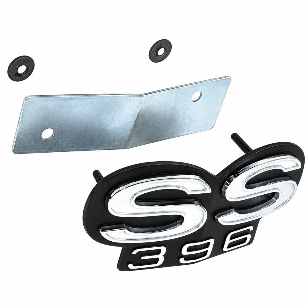 1967-1968 Chevy Camaro SS 396 RS Rally Sport Front Grille Emblem - OER