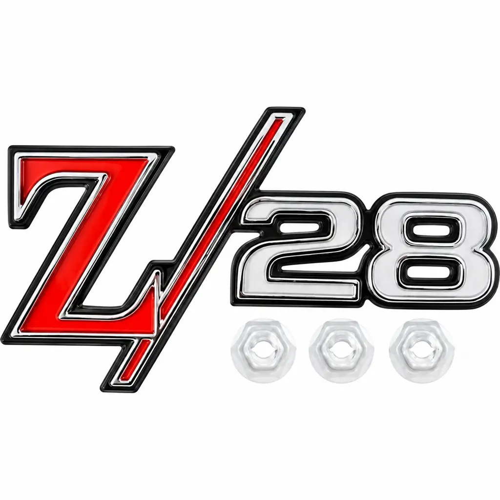 1969 Chevy Camaro Z28 Front Fender Emblems – LH & RH Pair – OER image 3