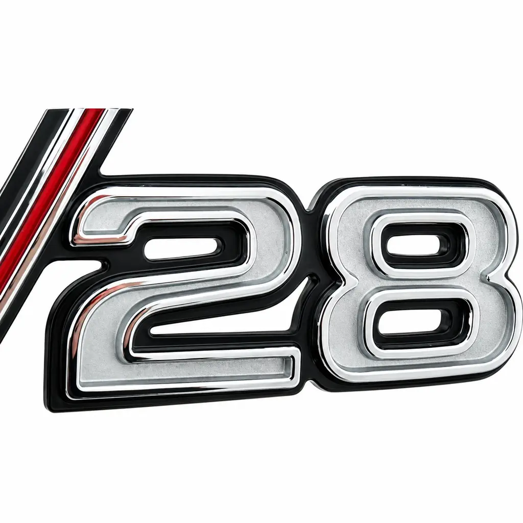1969 Chevy Camaro Z28 Front Fender Emblems – LH & RH Pair – OER image 6