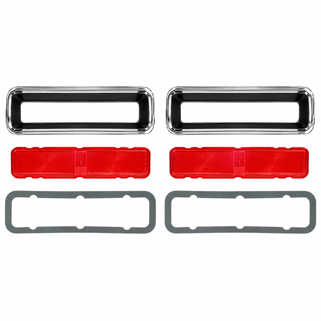 1967 Chevy Camaro RS Complete LED Tail Light Kit – Dakota Digital – Bezels, Lenses & Gaskets – Pair image 4