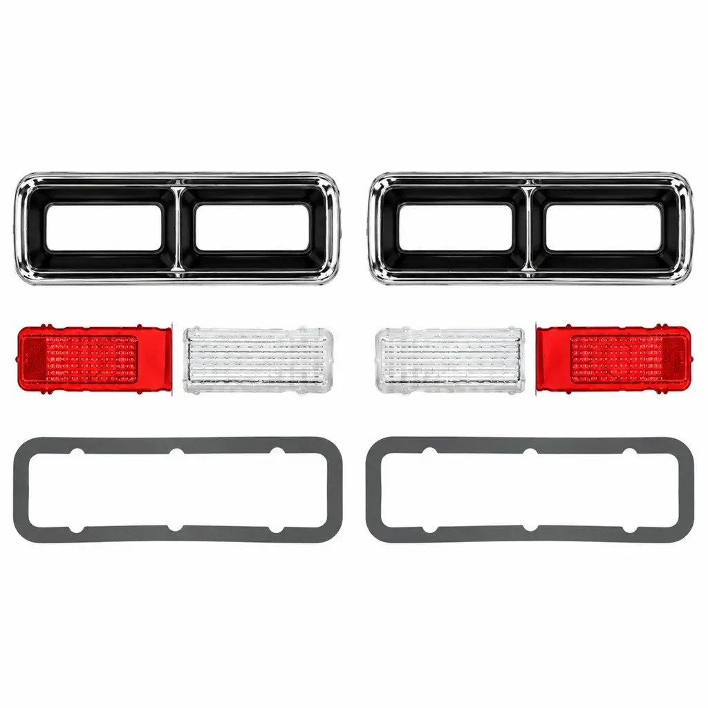 1968 Chevrolet Camaro Dakota Digital LED Tail Light Conversion Kit with Lenses, Bezels & Gaskets – Pair image 3