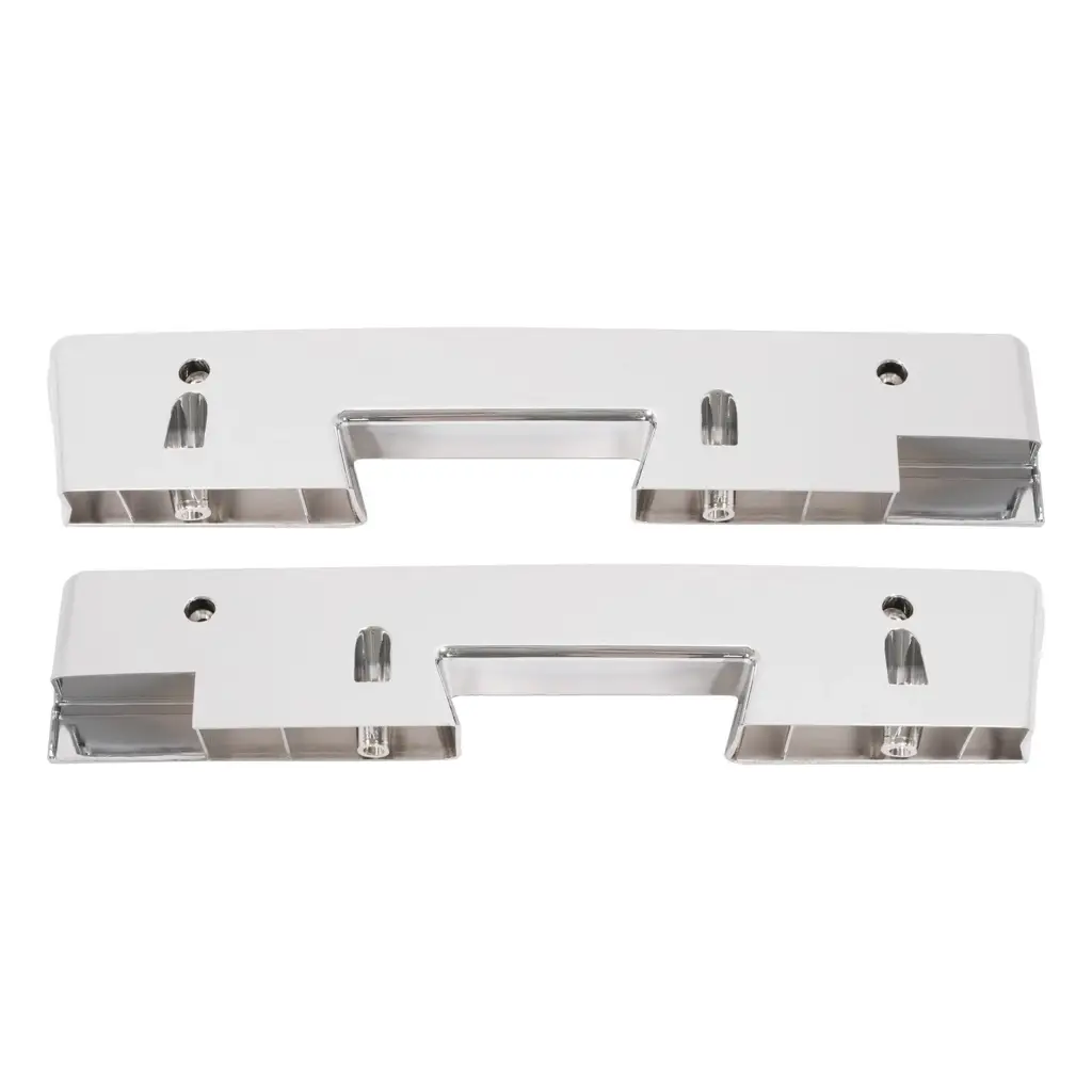 1962–1964 Chevy Impala & Impala SS Front Door Arm Rest Bases – Chrome – Pair LH RH image 3