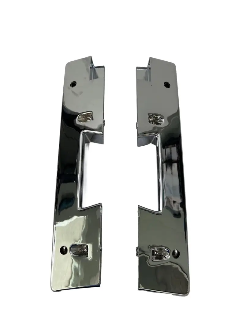 1962–1964 Chevy Impala & Impala SS Front Door Arm Rest Bases – Chrome – Pair LH RH image 2