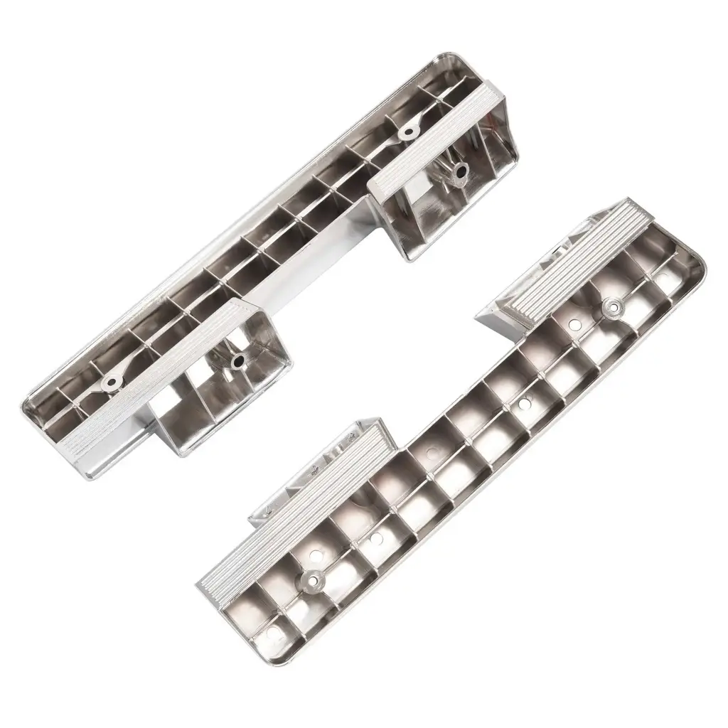 1962–1964 Chevy Impala & Impala SS Front Door Arm Rest Bases – Chrome – Pair LH RH image 11