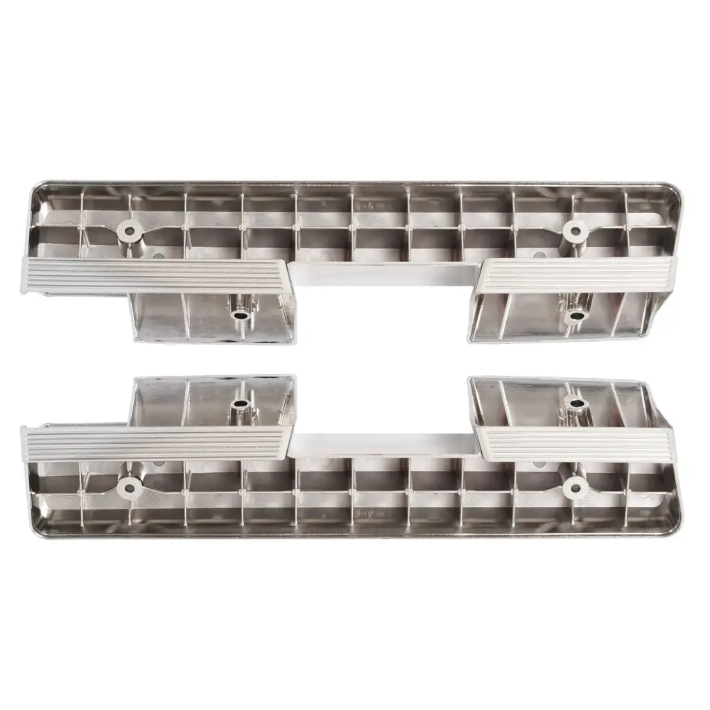 1962–1964 Chevy Impala & Impala SS Front Door Arm Rest Bases – Chrome – Pair LH RH image 9