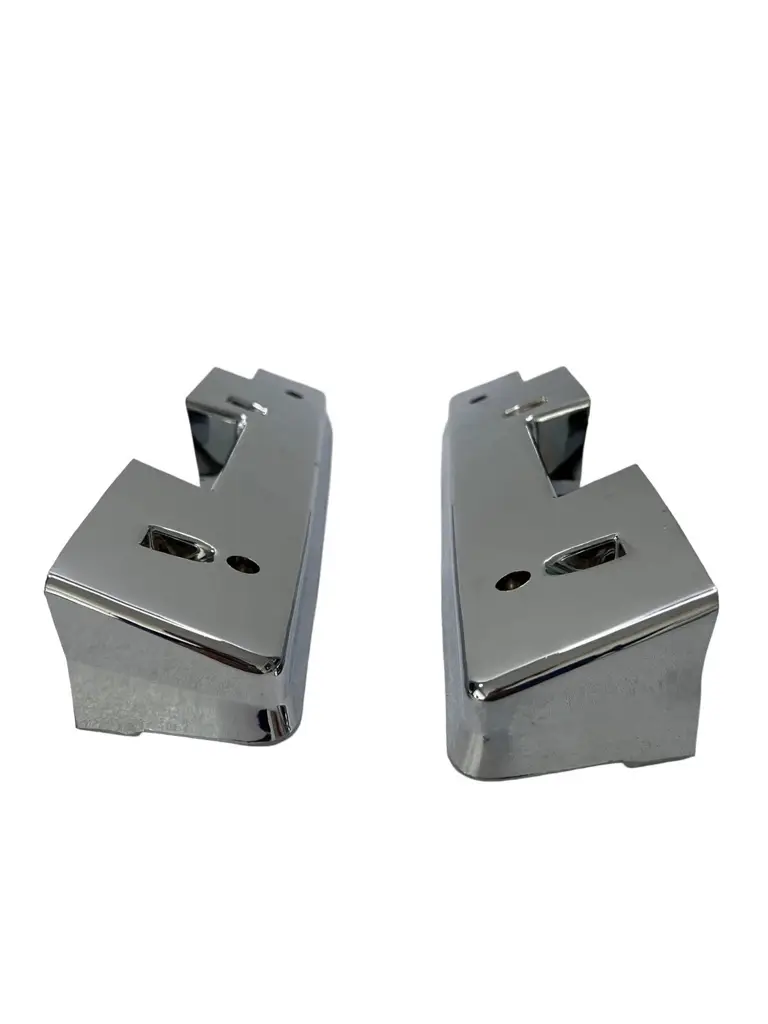 1962–1964 Chevy Impala & Impala SS Front Door Arm Rest Bases – Chrome – Pair LH RH image 5