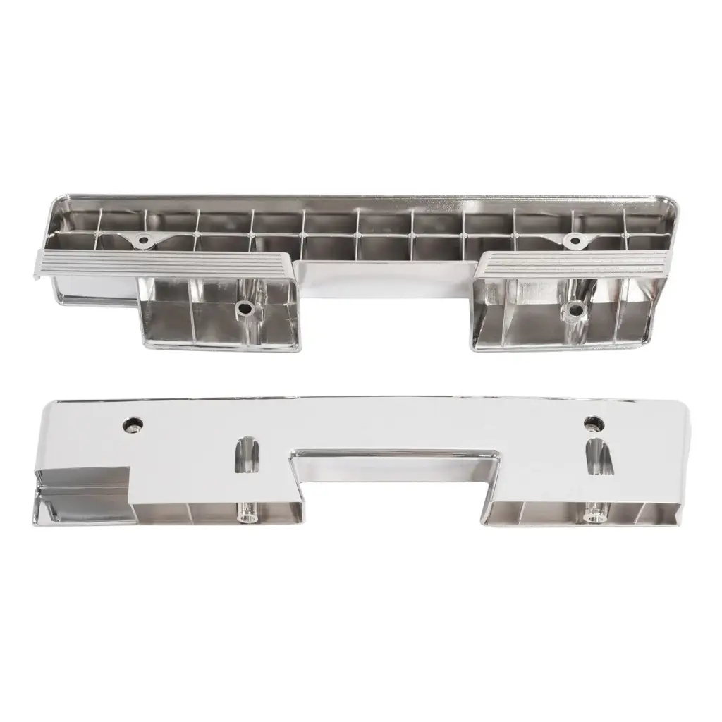 1962–1964 Chevy Impala & Impala SS Front Door Arm Rest Bases – Chrome – Pair LH RH image 13