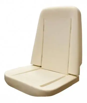 1966 - 1972 Chevelle, El Camino Standard Bucket Seat Foam, Premium w/Wires