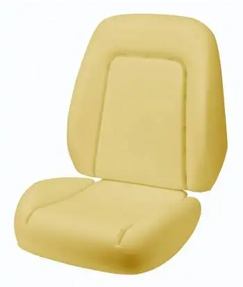 1969 Camaro Coupe, Convertible Deluxe Sport Seat Bucket Seat Foam thumbnail 2