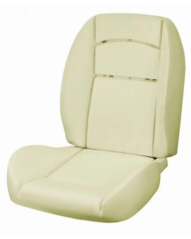  1964 1/2-66 Mustang Front Bucket Seat Deluxe Pony Sport R Foam Seat Pad Set 