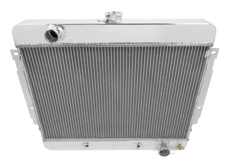 Champion 3 Row Aluminum Radiator Combo for 1969 -1970 Chevy Impala, Bel Air CC345FANRLY