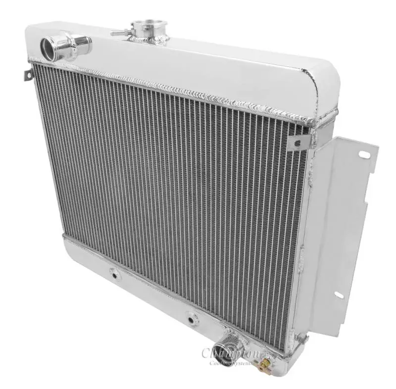 Champion 3 Row Aluminum Radiator Combo for 1969 -1970 Chevy Impala, Bel Air CC345FANRLY thumbnail 2