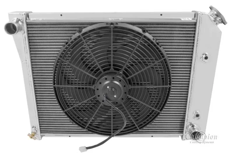 Champion 3 Row Aluminum Radiator for 1965 -1987 Buick, Pontiac, Olds, Chevy w/16" fan CC571