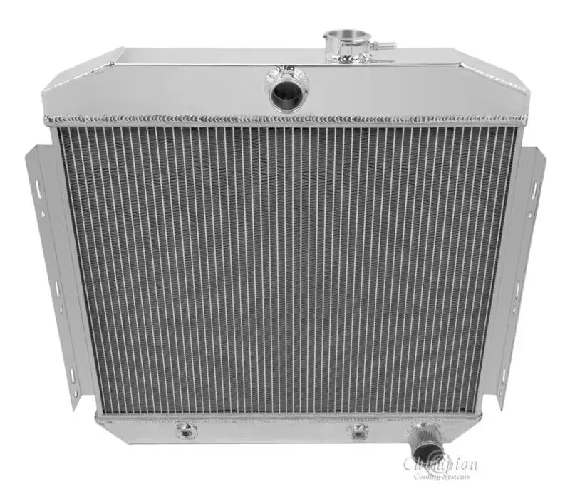 Champion Cooling Four Row All Aluminum Radiator 1955 -1957 Chevy Inline 6 MC5056