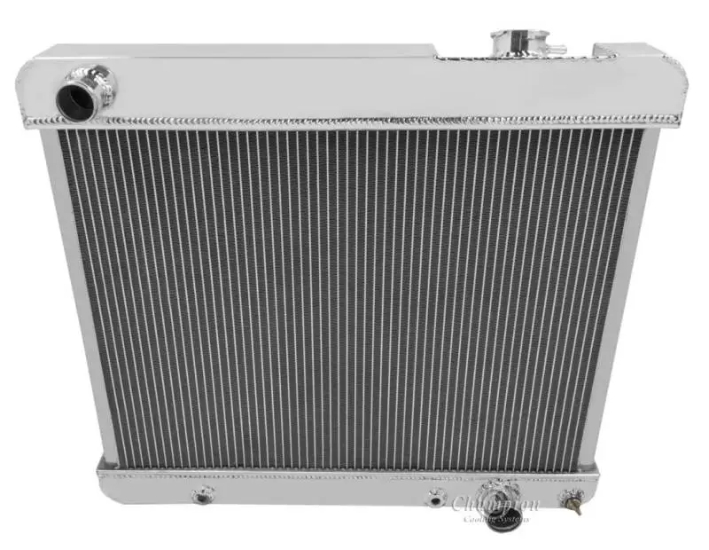 Champion 3 Row Aluminum Radiator for 1967 - 1970 Mustang, Maverick, Comet with Straight Six Engines CC329