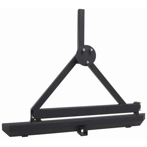 Rock Crawler Rear Bumper, Hitch & Tire Carrier, 87-06 Jeep Wrangler