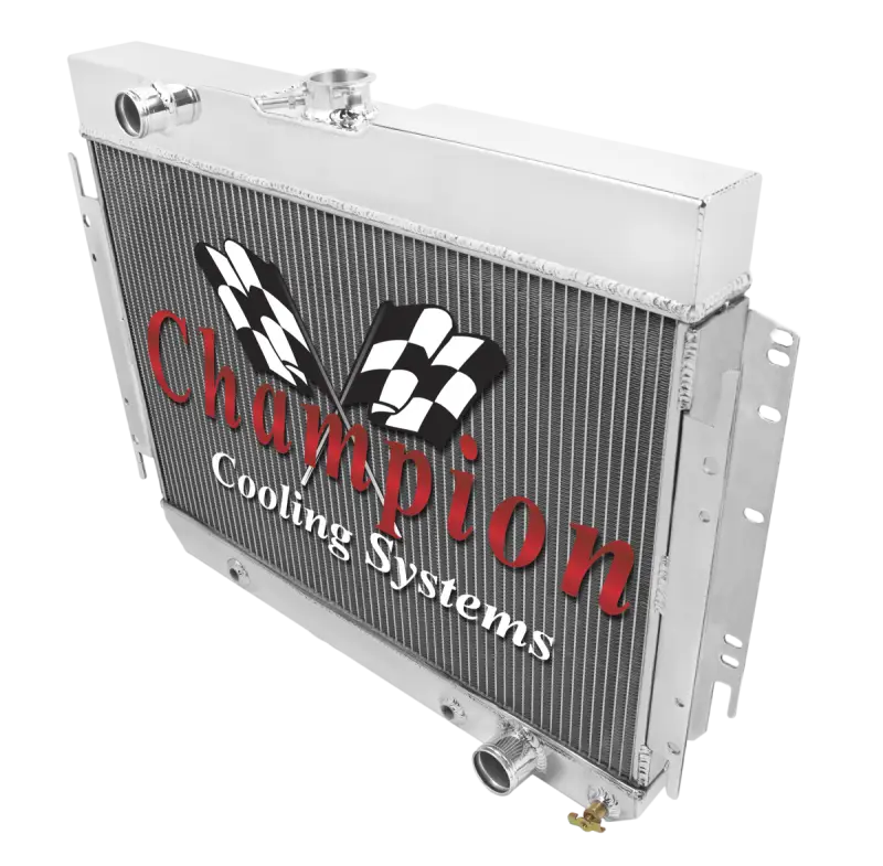 Champion Three Row Aluminum Radiator Combo 1963-1968 GM Impala Bel Air Chevelle FSCC289Combo thumbnail 3