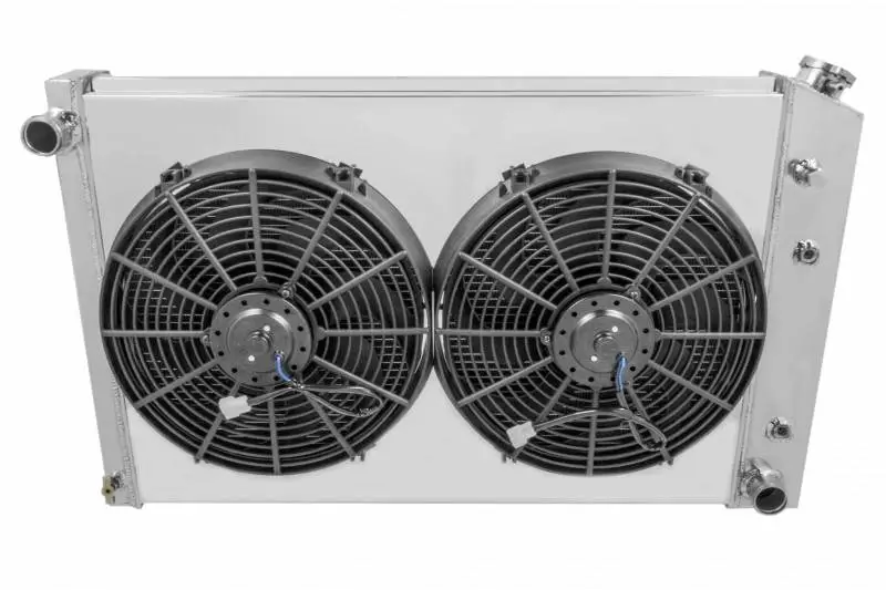 Three Row Champion Aluminum Radiator Combo for 1981 - 1990 BLAZER, JIMMY, GMC TRK FSCC716COMBO