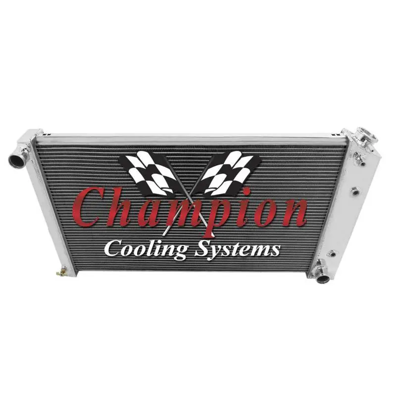 Three Row All Aluminum Radiator Combo for 1968-1985 GM, Chevy, Buick, Olds, Pontiac FSCC161 thumbnail 4