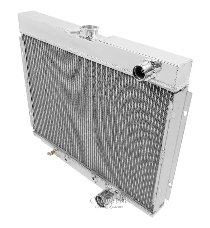 Champion Two Row All Aluminum Radiator EC338 1967 to 1969 Ford Mustang, Cougar, Fairlane thumbnail 2