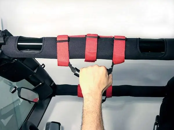 Ultimate Grab Handles, Red; 55-16 Jeep CJ/Wrangler YJ/TJ/JK thumbnail 5