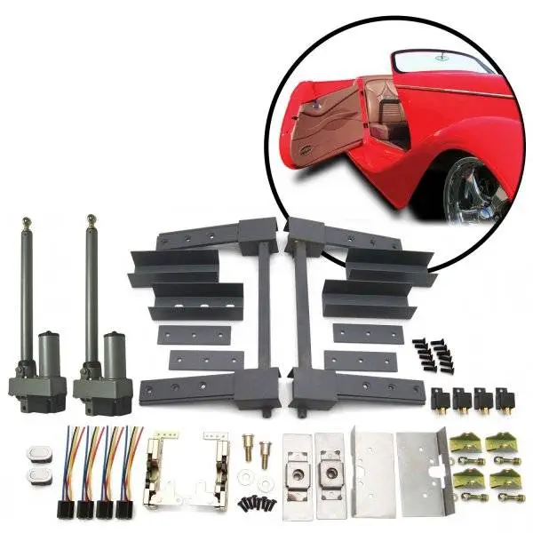 Two Door Automatic Pre-Aligned Suicide Hidden Hinge System