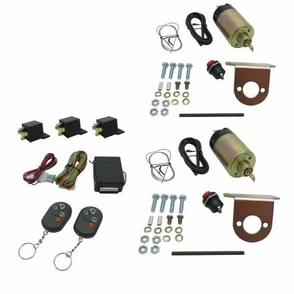 8 Function 35 - 50 lb. Remote Shaved Door Popper Kit