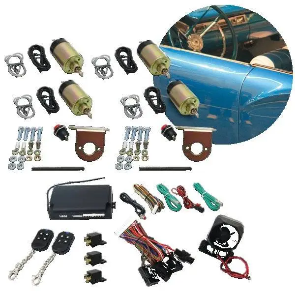 8 Function 50 - 108  lb. Remote Shaved Door Popper Kit - Four Doors