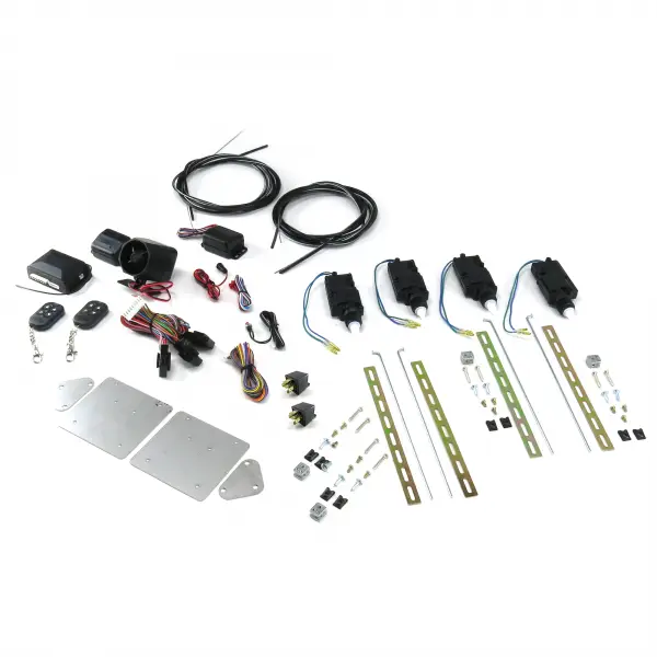 Universal Bolt On Shave Door Kit (1 PAIR) with Alarm and Remotes
