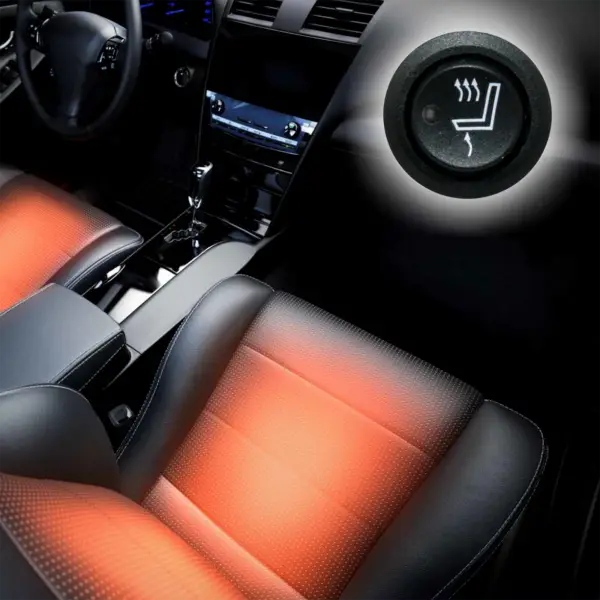 Carbon Fiber Heated Seat Kit with Switch and Plug-and-Play Harness - Two Seats thumbnail 4