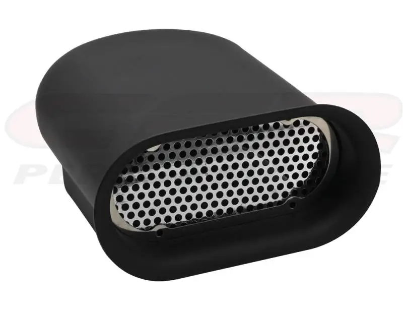 Hilborn Style Single Hood Scoop, Powder Coated Black
