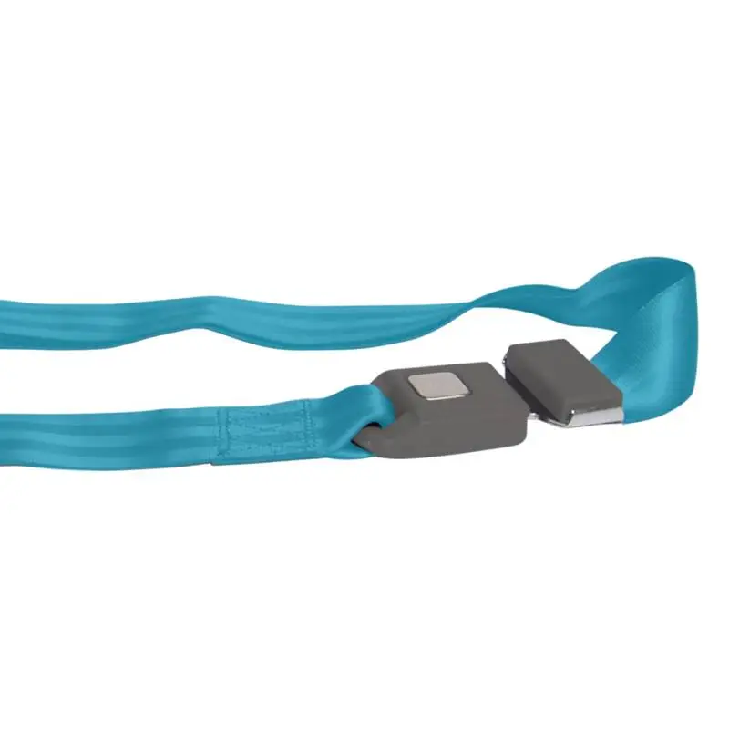 2 Point Electric Blue Lap Seat Belt, Standard Buckle, Pair thumbnail 2