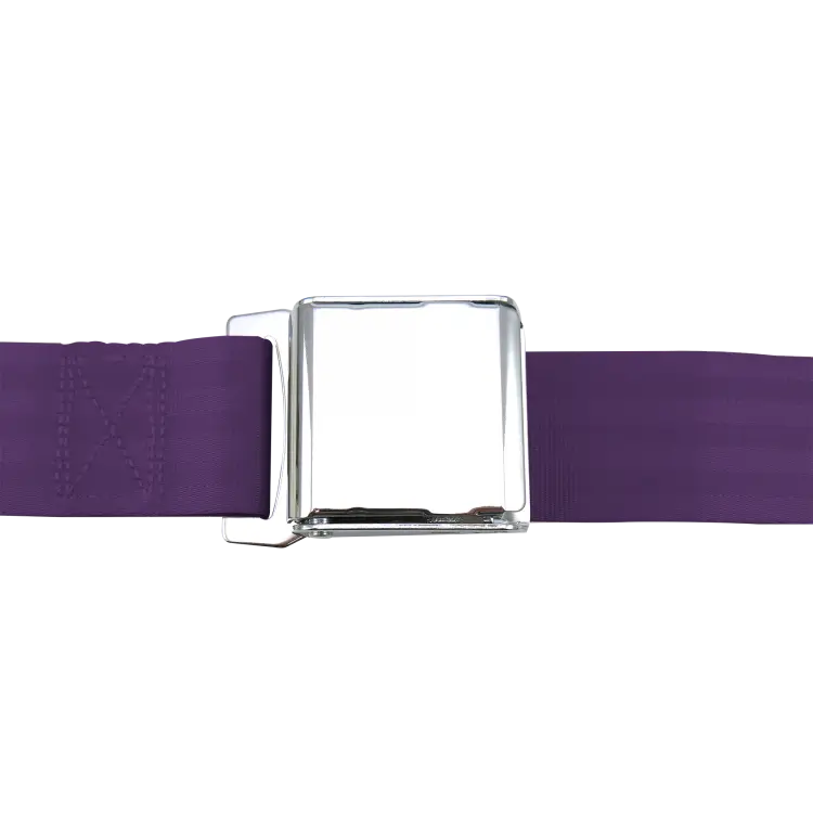 3 Point Retractable Lap Seat Belt, Airplane Buckle, Pair, Your Choice of Color thumbnail 15