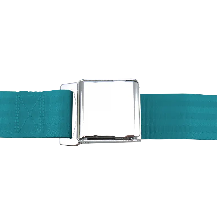 3 Point Retractable Lap Seat Belt, Airplane Buckle, Pair, Your Choice of Color thumbnail 8